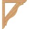 Ekena Millwork Funston Slat Smooth Bracket w/ Offset Brace, Western Red Cedar, 5 1/2"W x 34"D x 40"H BKT0604X34X40FST06SWR - alternate 3
